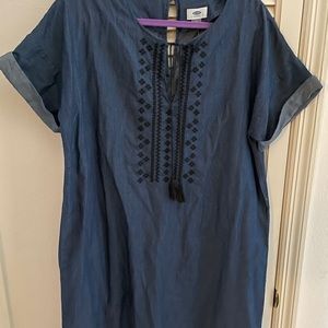 Old Navy Chambray Shift Dress